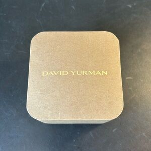 David Yurman empty jewelry box with pouch